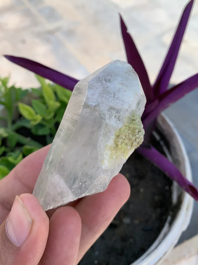 Natural Sphene on Quartz Crystal from Skardu, Pakistan | 97g Rare Titanite Mineral Specimen | Collector Display Crystal - image 5