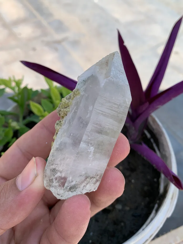Natural Sphene on Quartz Crystal from Skardu, Pakistan | 97g Rare Titanite Mineral Specimen | Collector Display Crystal - image 4