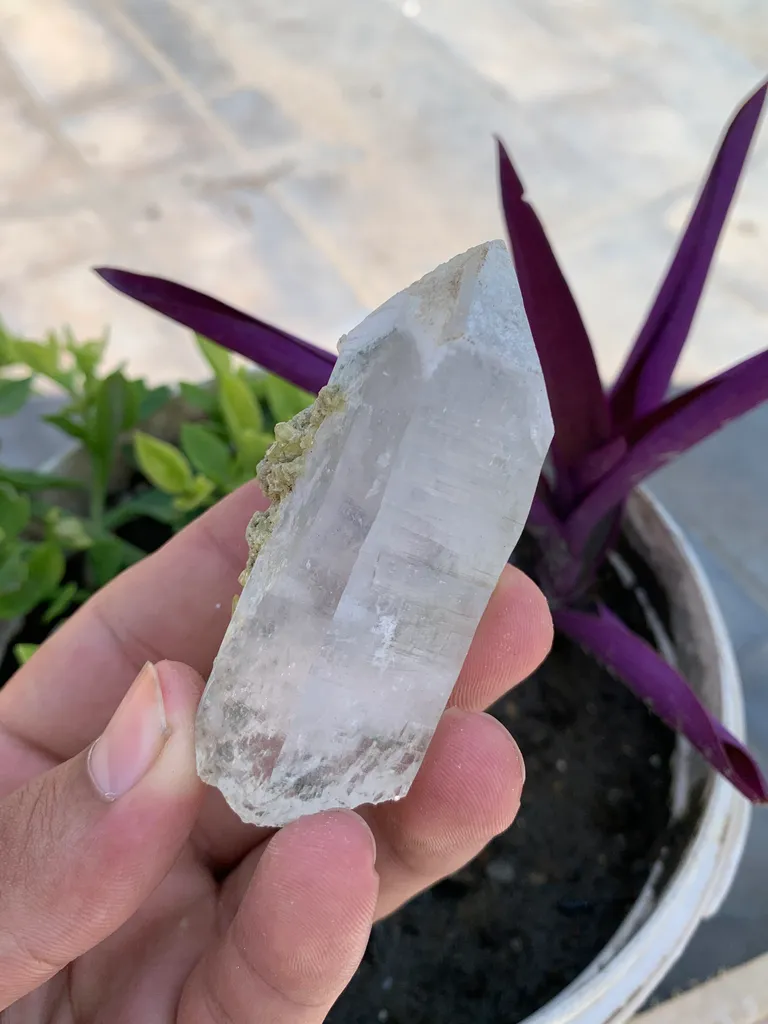 Natural Sphene on Quartz Crystal from Skardu, Pakistan | 97g Rare Titanite Mineral Specimen | Collector Display Crystal - image 3