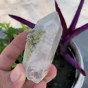 Natural Sphene on Quartz Crystal from Skardu, Pakistan | 97g Rare Titanite Mineral Specimen | Collector Display Crystal - image 1
