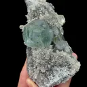 Natural Spherical Blue Green Fluorite Mineral Specimen,High Quality Specimen,FUJIAN,CHINA(67*46*120mm) - image 4