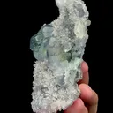 Natural Spherical Blue Green Fluorite Mineral Specimen,High Quality Specimen,FUJIAN,CHINA(67*46*120mm) - image 2