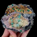 Natural Spherical Malachite, Mineral Specimen: Congo, Africa (95*80*40MM) - image 4