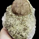Natural Spherical Pyrite and Calcite Mineral Specimen,High Quality Specimen,DAYE,HUBEI,CHINA(143*110*67mm) - image 3