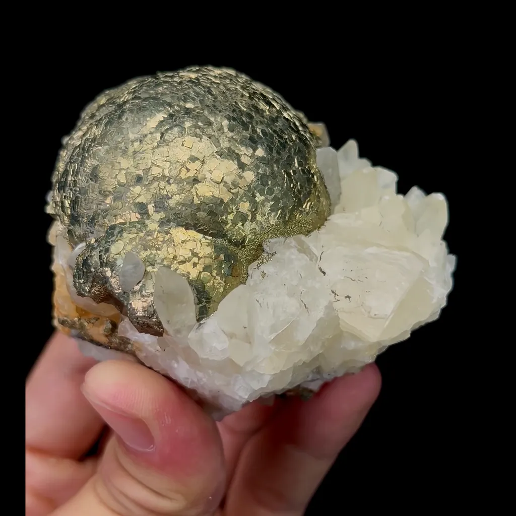 Natural Spherical Pyrite Mineral Specimen,High Quality Specimen,DAYE,HUBEI,CHINA(75*64*53mm) - image 3