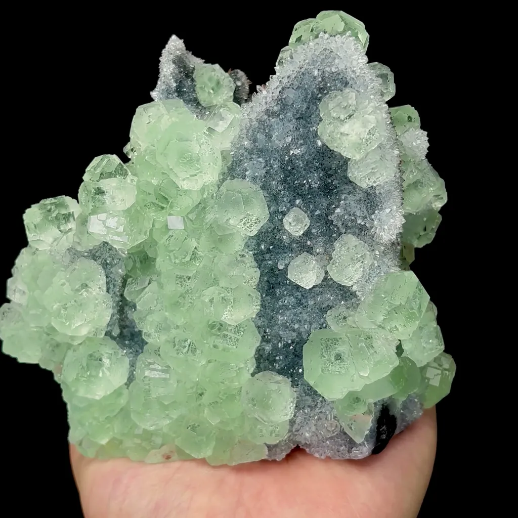 Natural Spherical Transparent Green Fluorite Mineral Specimen,High Quality Specimen,FUJIAN,CHINA(135*120*60mm) - image 4