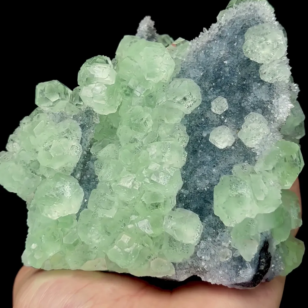 Natural Spherical Transparent Green Fluorite Mineral Specimen,High Quality Specimen,FUJIAN,CHINA(135*120*60mm) - image 2