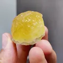 Natural Spherical Yellow Fluorite comes from Zhejiang 30*20*25MM - image 2