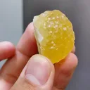 Natural Spherical Yellow Fluorite comes from Zhejiang 30*20*25MM - image 3