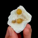 Natural Spherical Yellow Fluorite, Mineral Specimen:Guizhou,China (40*45*20MM) - image 1