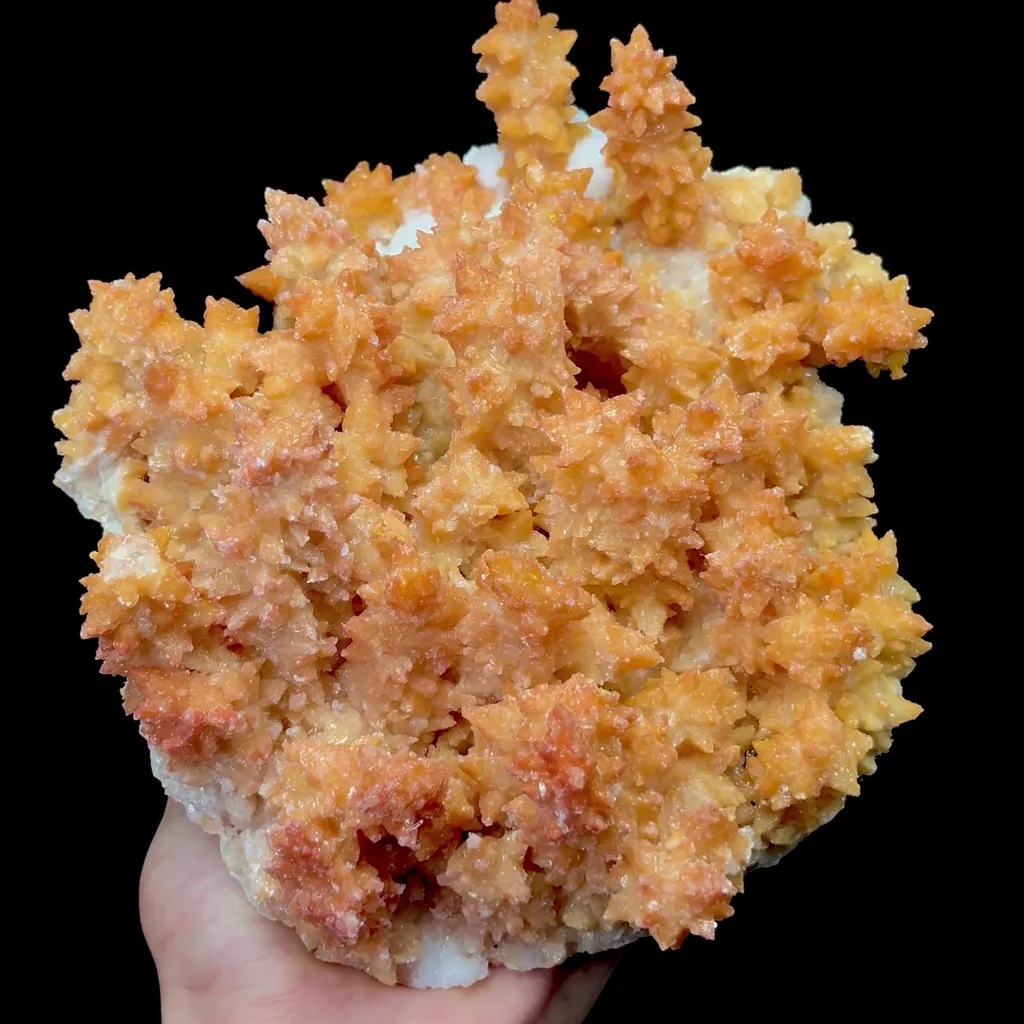 Natural Star Calcite Mineral Specimen,High Quality Specimen,GUIZHOU,CHINA(180*180*70mm) - image 4
