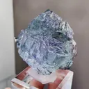 Natural Stepped Blue Fluorite comes from Yaogangxian,Hunan 55*30*50MM - image 1
