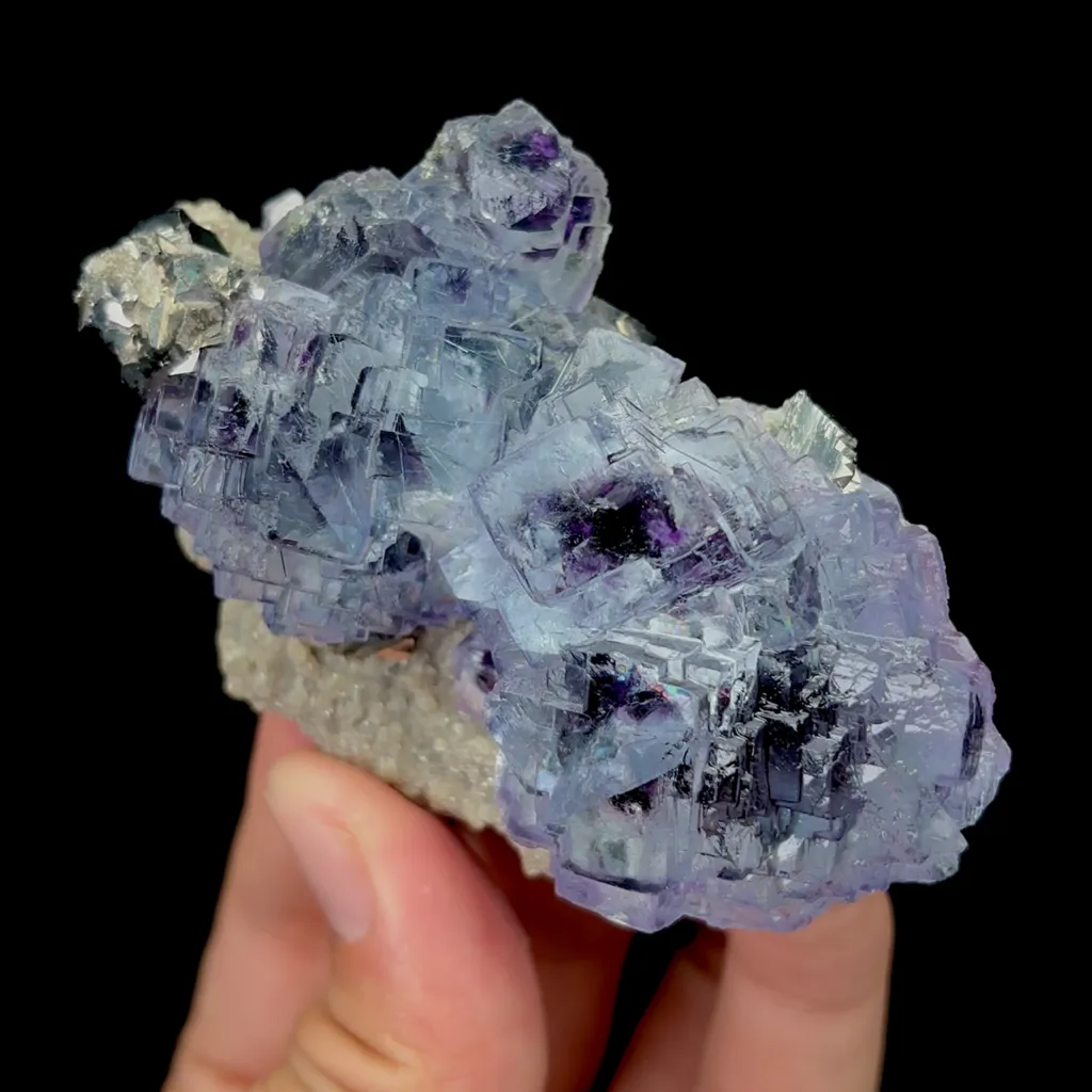 Natural Stepped Fluorite Mineral Specimen,High Quality Specimen,YAO GANG XIAN,HUNAN,CHINA(83*52*38mm) - image 3