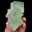 Natural Stepped Green Cubic Fluorite Mineral Specimen,High Quality Specimen,XIANGHUALING,HUNAN,CHINA(57*33*84mm) - image 2