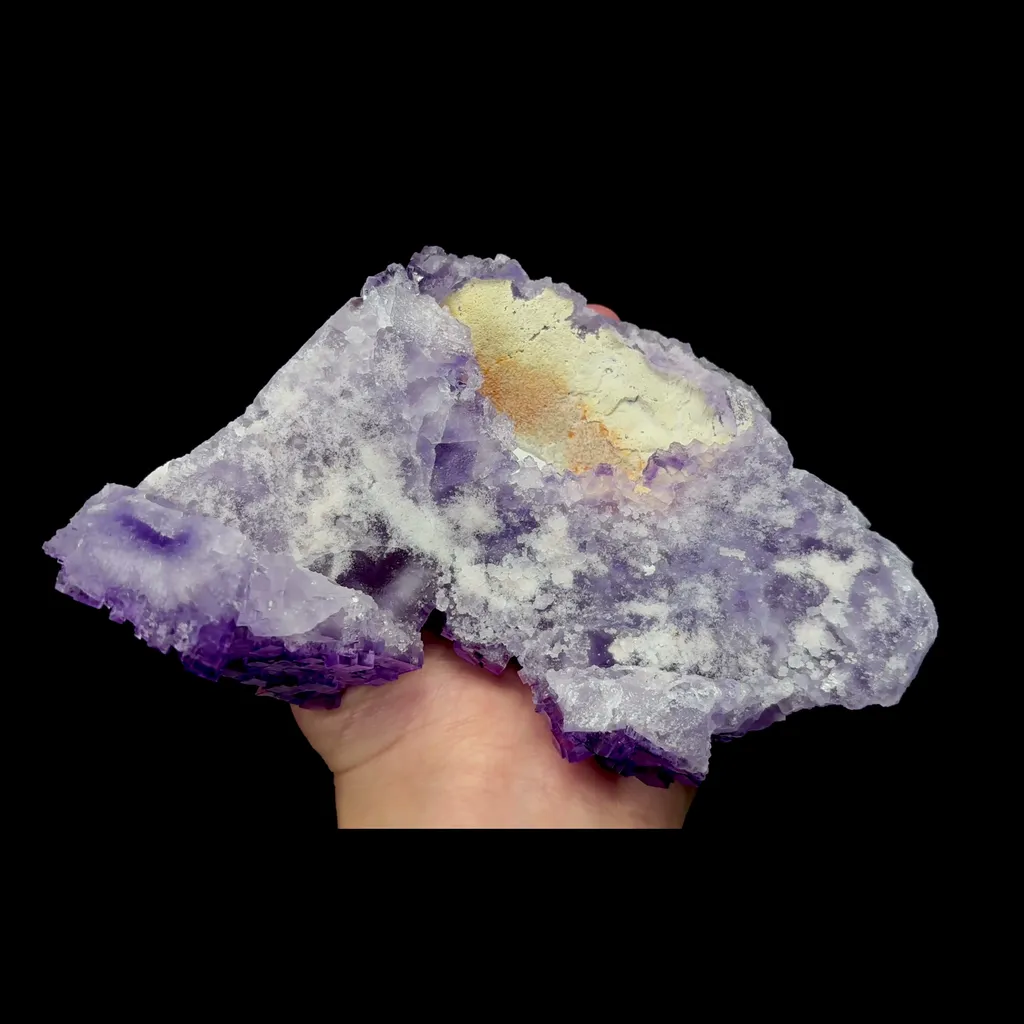 Natural Stepped Purple Fluorite Mineral Specimen,High Quality Specimen,NORTHWEST CHINA(158*95*30mm) - image 4