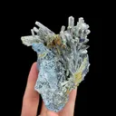 Natural Stibnite and Cacite, Mineral Specimen:Guizhou,China (80*95*85MM) - image 5