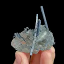 Natural Stibnite and Calcite, Mineral Specimen:Fujian,China (45*25*50MM) - image 4