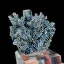 Natural Stibnite and Calcite, Mineral Specimen:Guizhou,China (50*40*45MM) - image 2