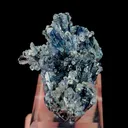 Natural Stibnite and Calcite, Mineral Specimen:Guizhou,China (50*40*45MM) - image 3