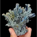 Natural Stibnite and Calcite, Mineral Specimen:Guizhou,China (80*90*65MM) - image 2