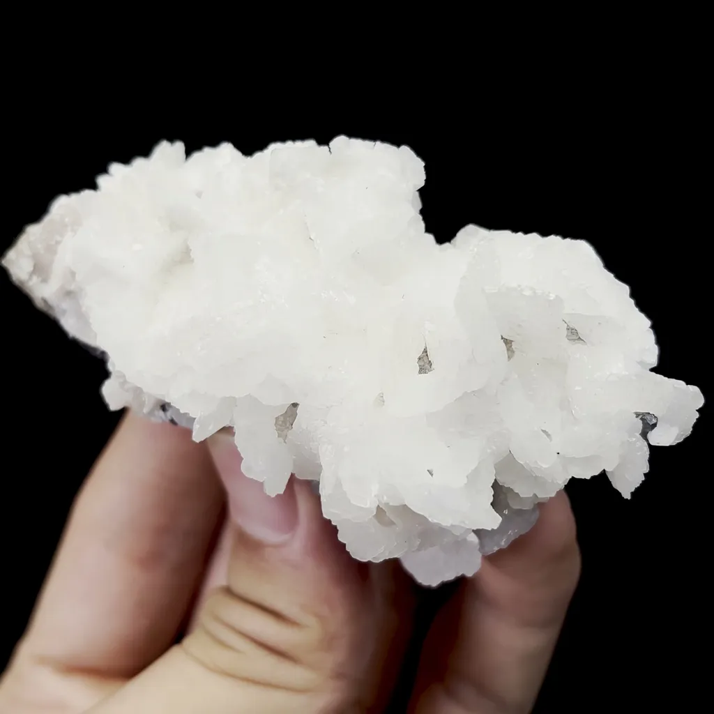 Natural Stibnite and Calcite Mineral Specimen,High Quality Specimen,GUIZHOU,CHINA(80*45*35mm) - image 3