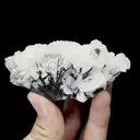 Natural Stibnite and Calcite Mineral Specimen,High Quality Specimen,GUIZHOU,CHINA(80*45*35mm) - image 5