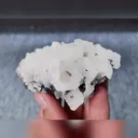 Natural Stibnite and Calcite Symbiosis comes from Guizhou,China 80*45*35MM - image 3