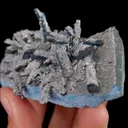 Natural Stibnite and Calcite,Mineral Specimen:Guizhou,China (80*35*30MM) - image 3