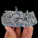 Natural Stibnite and Calcite,Mineral Specimen:Guizhou,China (80*35*30MM) - image 1