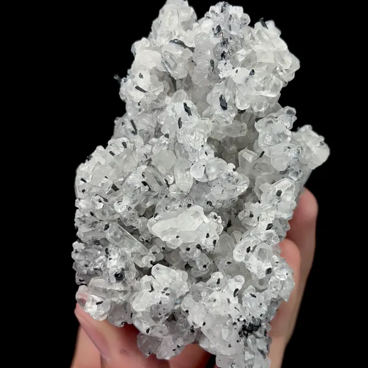 Natural Stibnite and Calcite,Mineral Specimen:HUNAN,China (95*50*60mm) - image 3