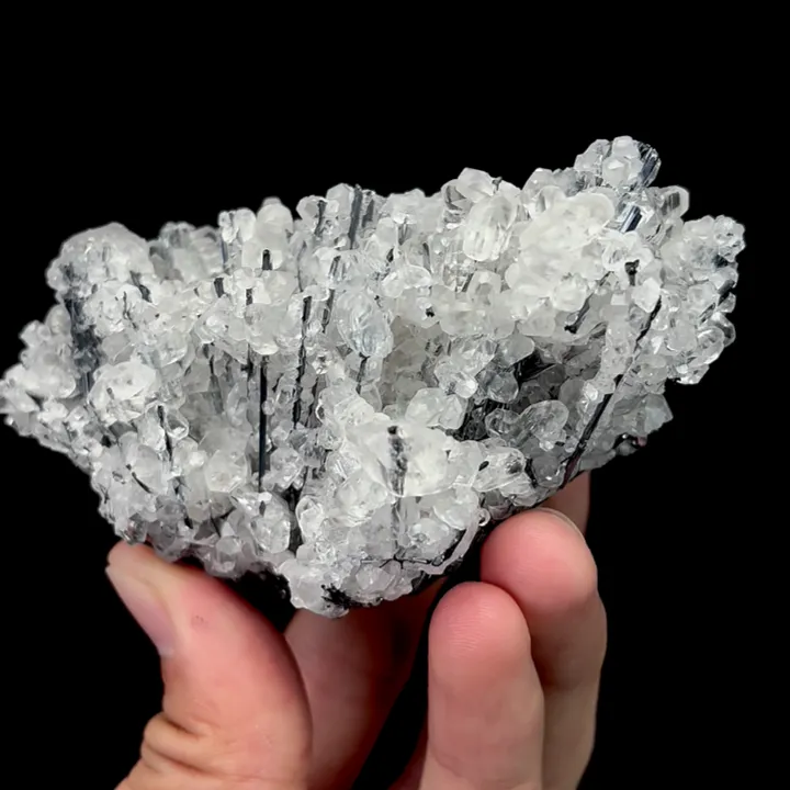 Natural Stibnite and Calcite,Mineral Specimen:HUNAN,China (95*50*60mm) - image 2