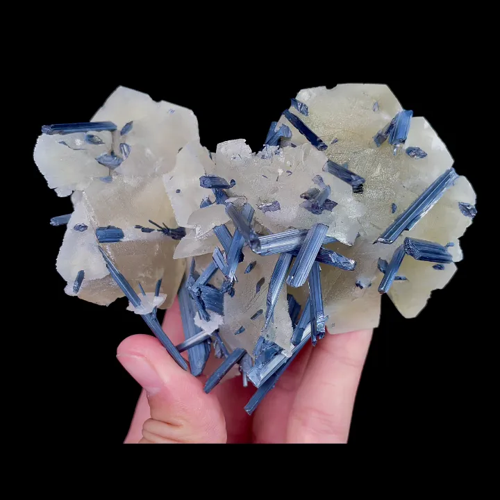 Natural Stibnite and Yellow Calcite, Mineral Specimen:Fujian,China (110*85*75MM) - image 3