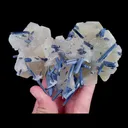 Natural Stibnite and Yellow Calcite, Mineral Specimen:Fujian,China (110*85*75MM) - image 3