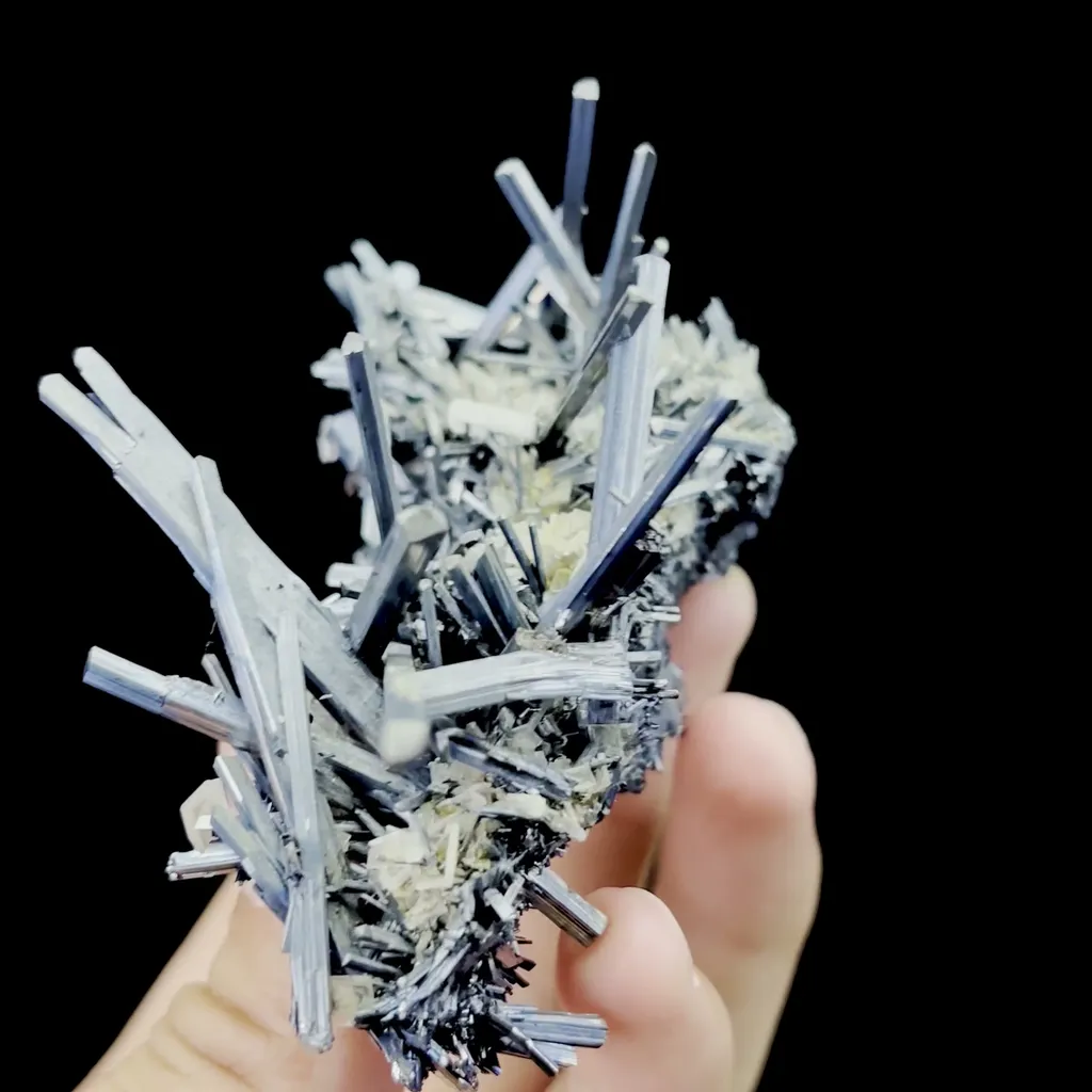 Natural Stibnite Mineral Specimen,High Quality Specimen,LENGSHUIJIANG,HUNAN,CHINA(95*57*44mm) - image 3