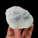 Natural Sugar Blue Fluorite,Octahedron Mineral Specimen:FUJIAN(78*55*32mm) - image 3