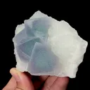 Natural Sugar Blue Fluorite,Pyramid Mineral Specimen:FUJIAN (90*50*60mm) - image 3