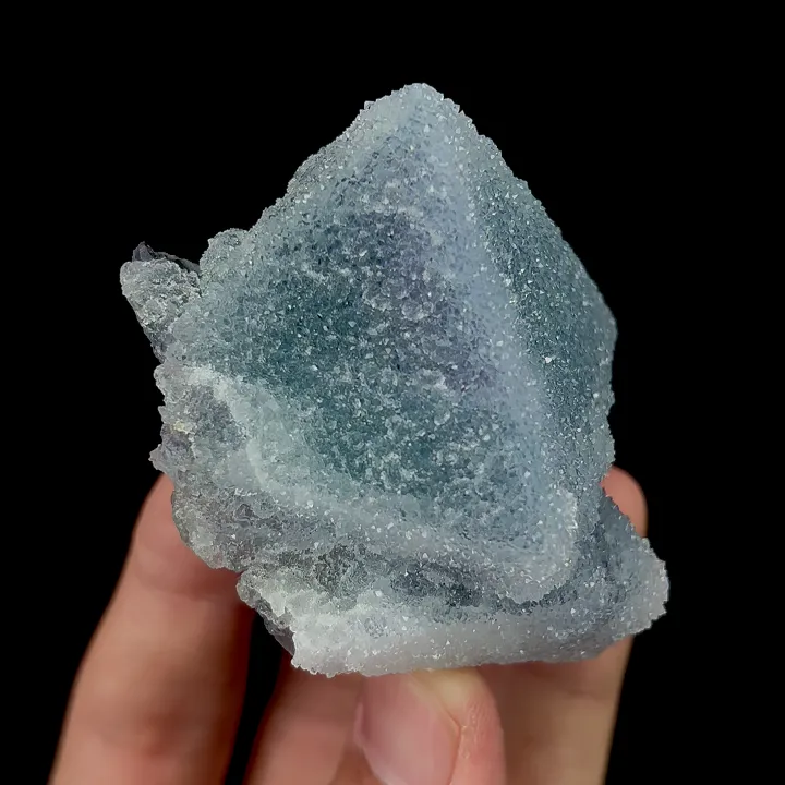Natural Sugar Flint Blue Fluorite,Octahedron Mineral Specimen:FUJIAN (52*60*35mm) - image 3