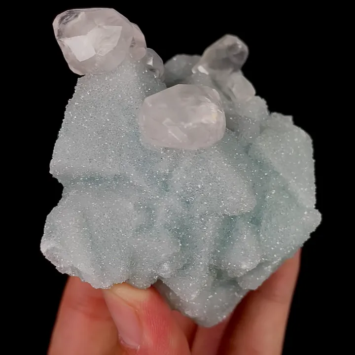 Natural Sugar Fluorite and Calcite, Mineral Specimen: Fujian,China (75*70*50MM) - image 3