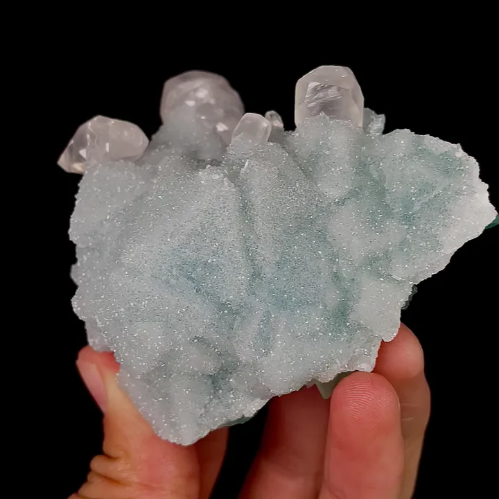 Natural Sugar Fluorite and Calcite, Mineral Specimen: Fujian,China (75*70*50MM) - image 2