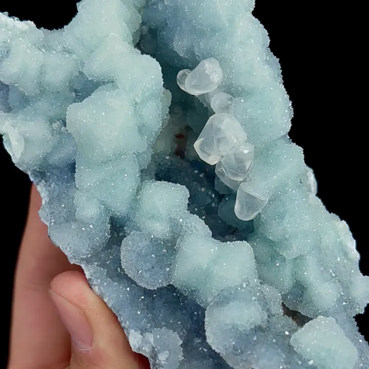 Natural Sugar Fluorite and Calcite, Mineral Specimen:Fujian,China (120*65*60MM) - image 4