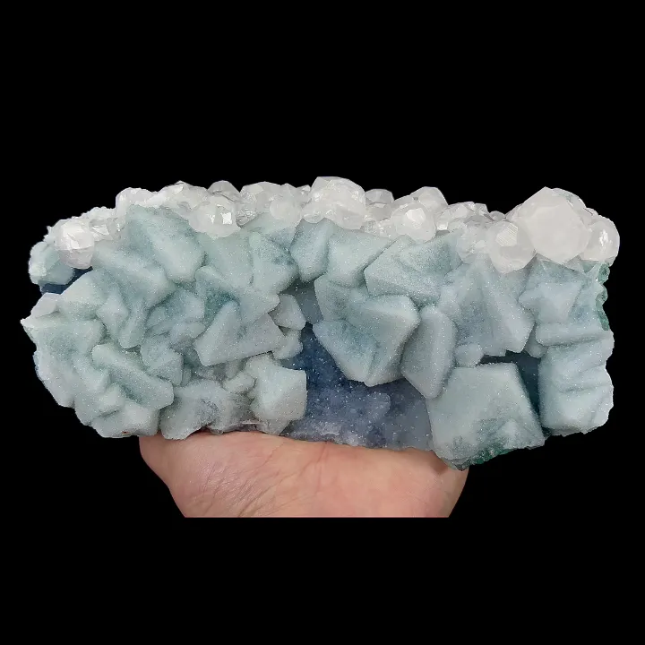 Natural Sugar Fluorite and Calcite, Mineral Specimen:Fujian,China (180*95*55MM) - image 4