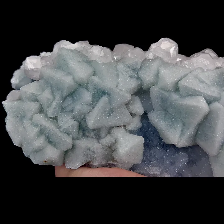 Natural Sugar Fluorite and Calcite, Mineral Specimen:Fujian,China (180*95*55MM) - image 3