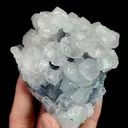 Natural Sugar Fluorite and Calcite, Mineral Specimen:Fujian,China (75*60*85MM) - image 3
