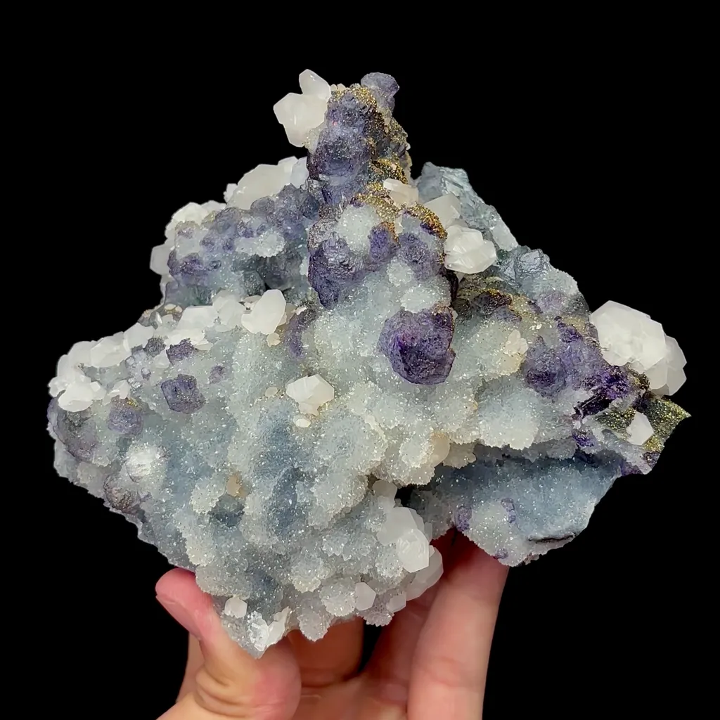 Natural Sugar Fluorite and Calcite Mineral Specimen,High Quality Specimen,FUJIAN,CHINA(136*110*66mm) - image 5