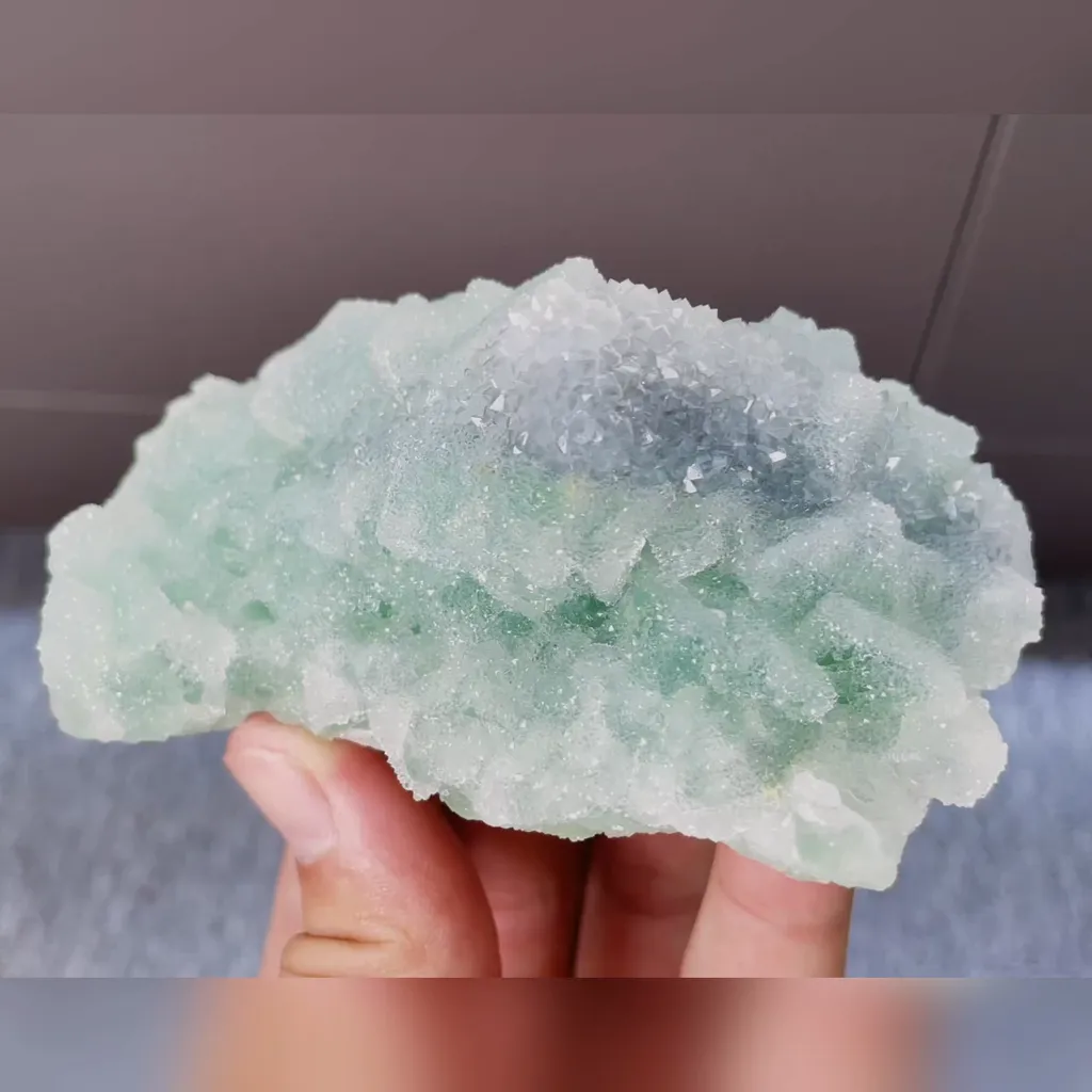 Natural Sugar Fluorite comes from Fujian,China 100*60*40MM image