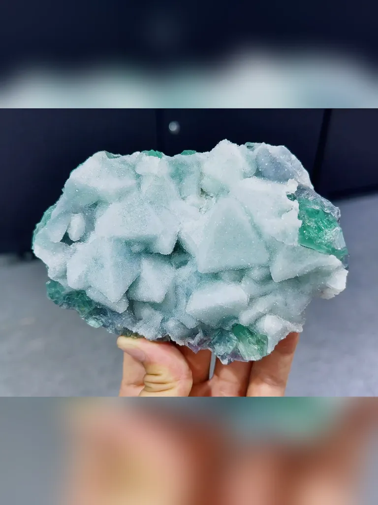 Natural Sugar Fluorite comes from Fujian,China 135*30*90MM - image 2