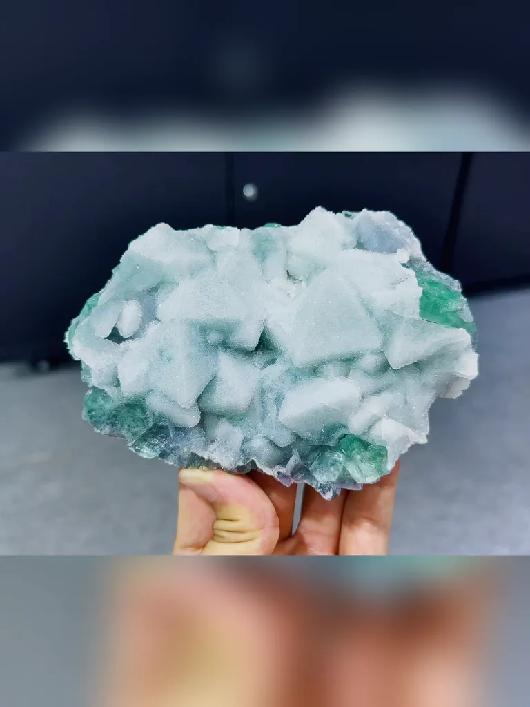 Natural Sugar Fluorite comes from Fujian,China 135*30*90MM image