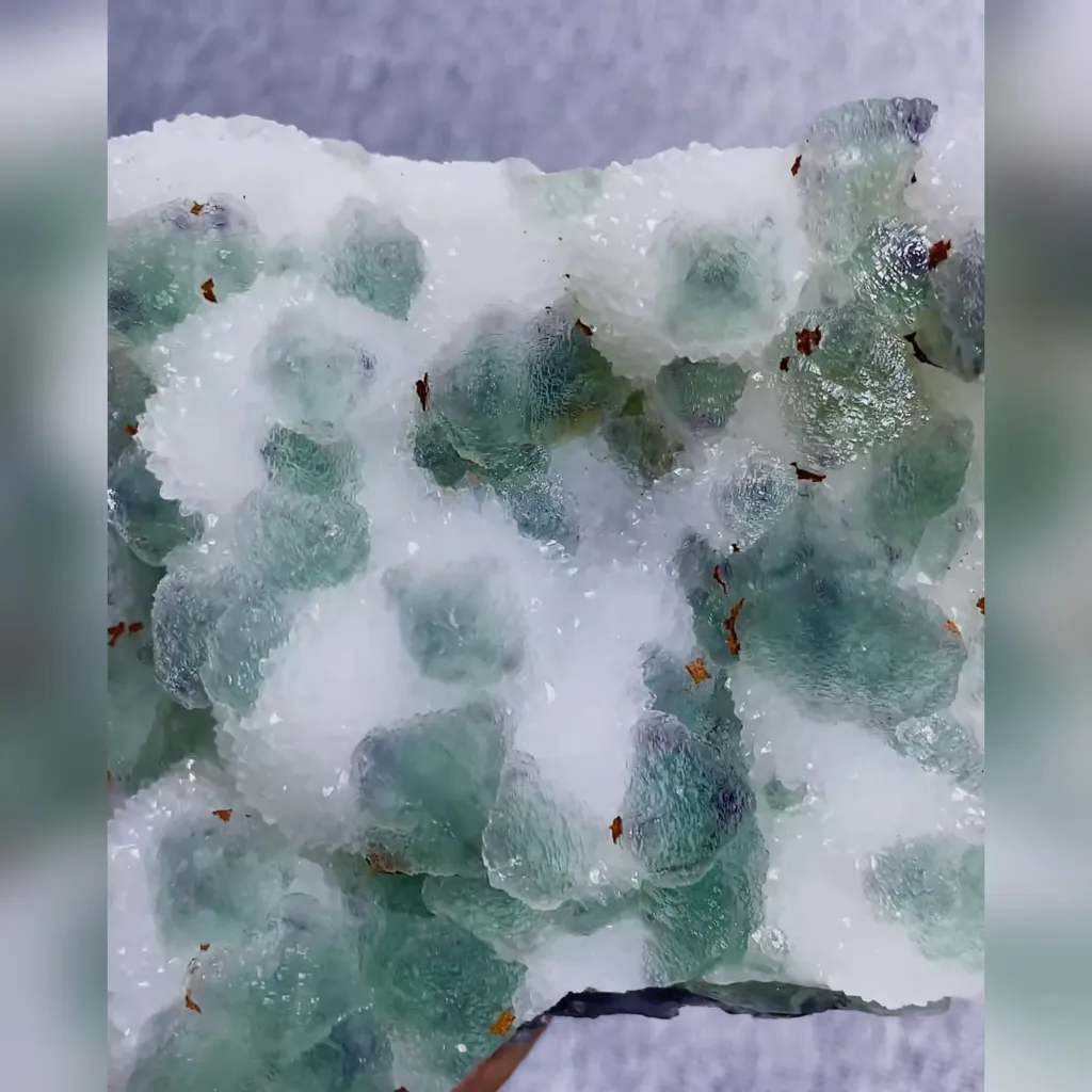 Natural Sugar Fluorite comes from Fujian,China 160*150*60MM - image 2