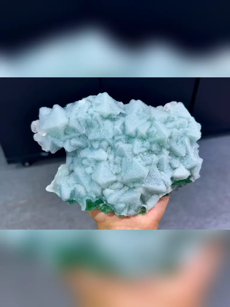 Natural Sugar Fluorite comes from Fujian,China 180*120*70MM image