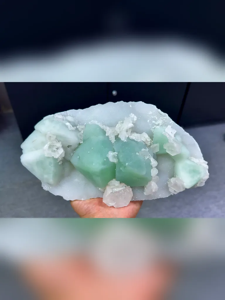Natural Sugar Fluorite comes from Fujian,China 230*140*60MM - image 2